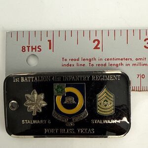 United States Army 1st Battalion, 41st Infantry Regiment Challenge Coin Stalwart